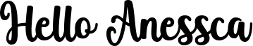 Hello Anessca Font