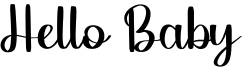 Hello Baby Font
