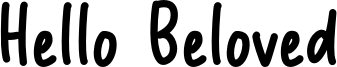 Hello Beloved Font