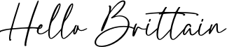 Hello Brittain Font