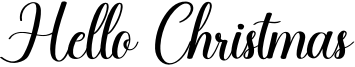 Hello Christmas Font