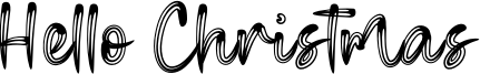 Hello Christmas Font