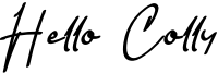 Hello Colly Font