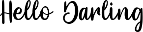 Hello Darling Font