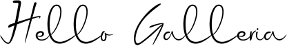 Hello Galleria Font