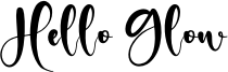 Hello Glow Font