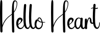 Hello Heart Font