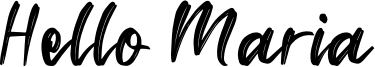Hello Maria Font