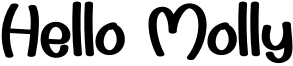 Hello Molly Font