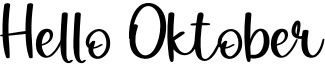 Hello Oktober Font