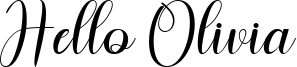 Hello Olivia.otf