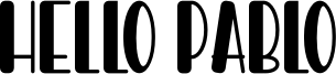 Hello Pablo.otf