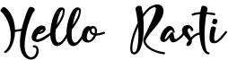 Hello Rasti Font
