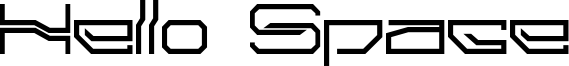 Hello Space Font
