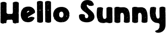 Hello Sunny Font