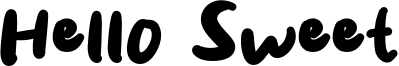Hello Sweet Font