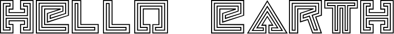 Hello Earth Font
