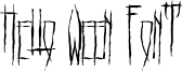 Hello Ween Font Font