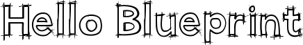 Hello Blueprint Font