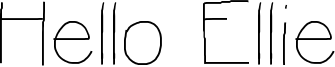 Hello Ellie Font