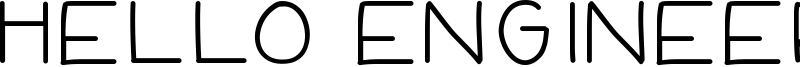 Hello Engineer Font