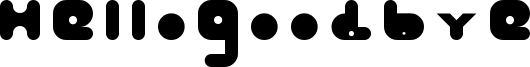 Hellogoodbye Font