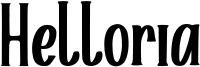 Helloria Font