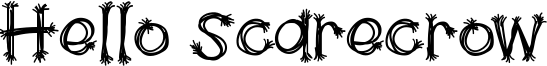 Hello Scarecrow Font