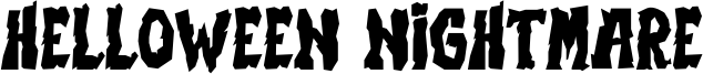 Helloween Nightmare Font