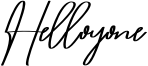 Helloyone Font