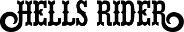 Hells Rider Font