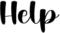 Help Font