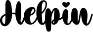Helpin Font