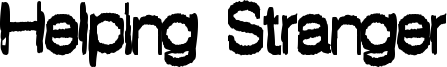 Helping Stranger Font