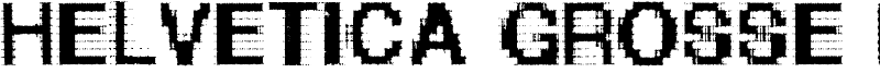 Helvetica Grosse Bit Font