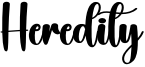 Heredity Font