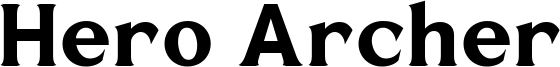 Hero Archer Font