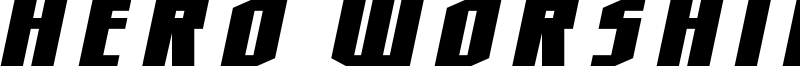 Hero Worship Font