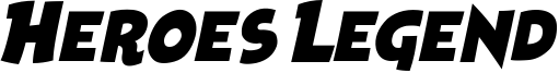 Heroes Legend Font