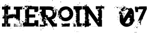 Heroin 07 Font