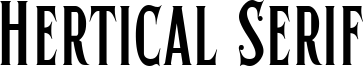 Hertical Serif Font