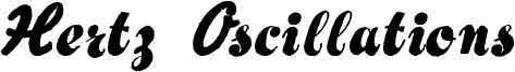 Hertz Oscillations Font