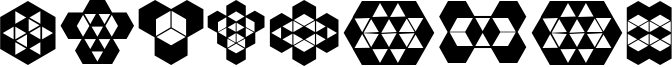 Hexagonos Font