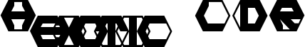 Hexotic LDR Font