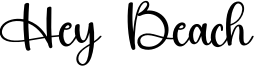 Hey Beach Font