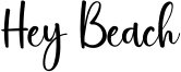 Hey Beach Font