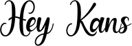 Hey Kans Font