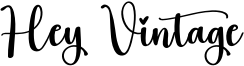 Hey Vintage Font