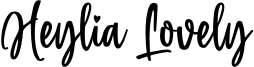 Heylia Lovely Font
