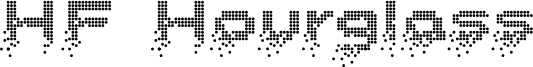 HF Hourglass Font